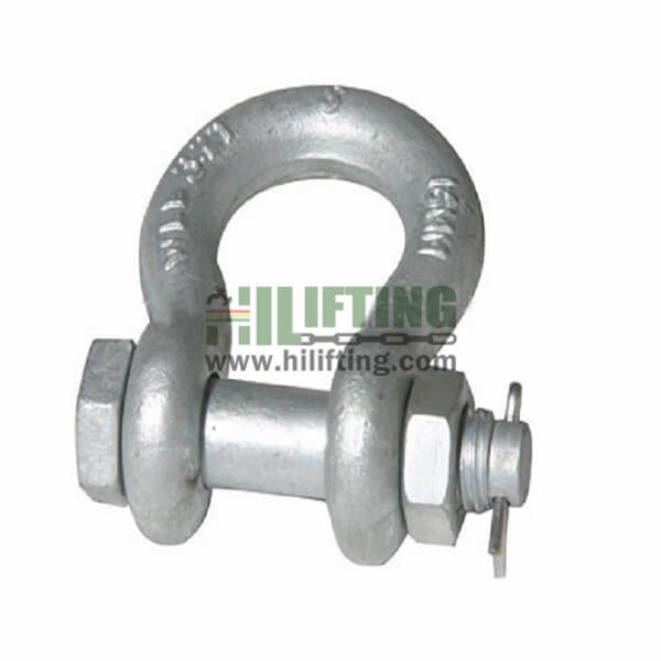AS 2741 (Australian) Type Grade S Or 6 Bow Shackle With Safety Pin