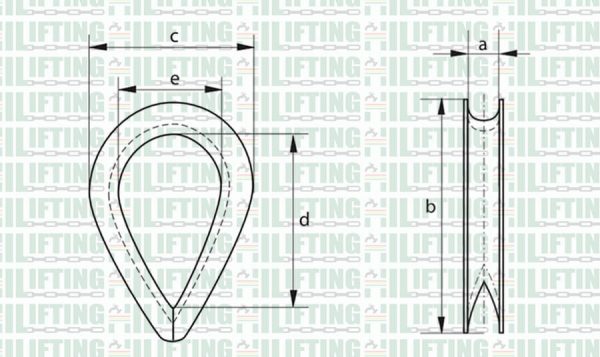 European Commercial Wire Rope Thimble Factory - Hilifting