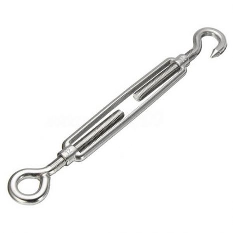 Stainless Steel 316 DIN1480 Turnbuckle Hook And Eye