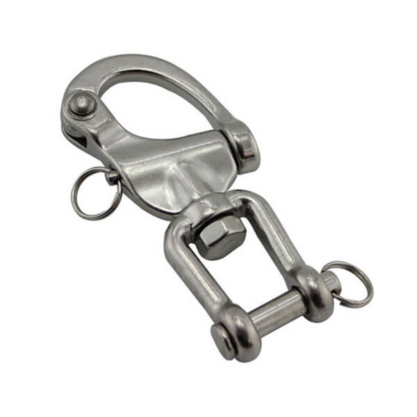 Stainless Steel 316 Jaw Swivel Snap Shackle