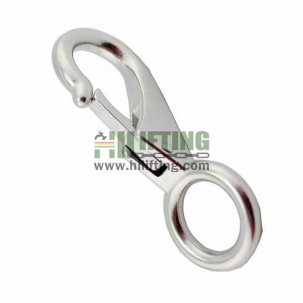 Stainless Steel Fixed Eye Boat Snap Hook