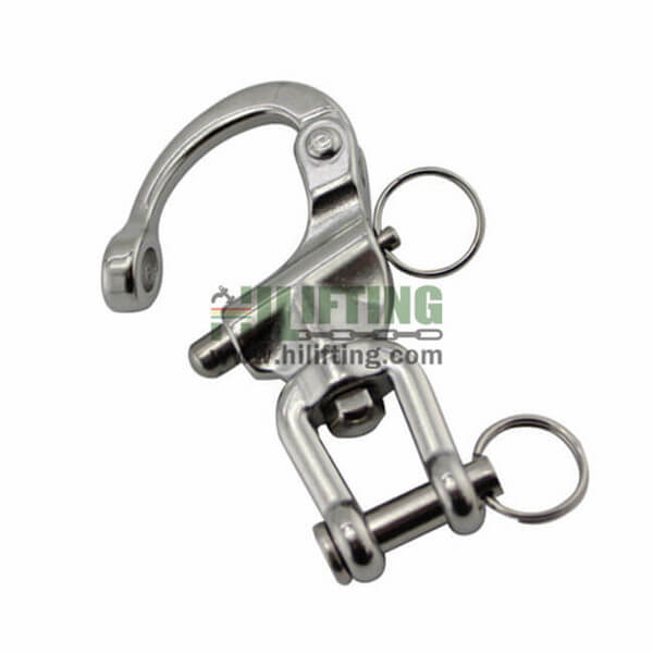 Stainless Steel Quick Release Jaw Swivel Snap Shackle