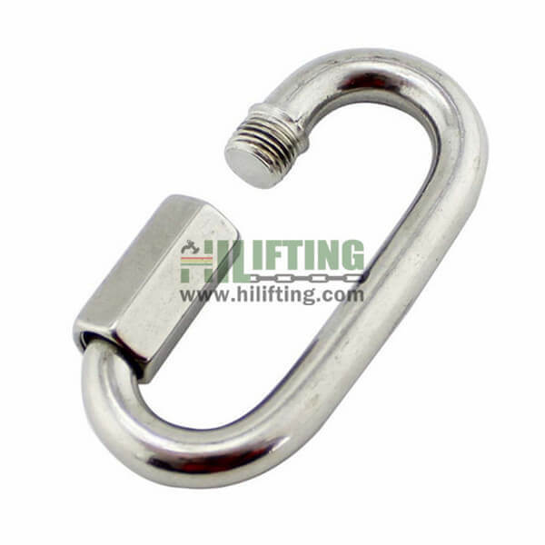 Stainless Steel Safety Screw Nut Locked Quick Link