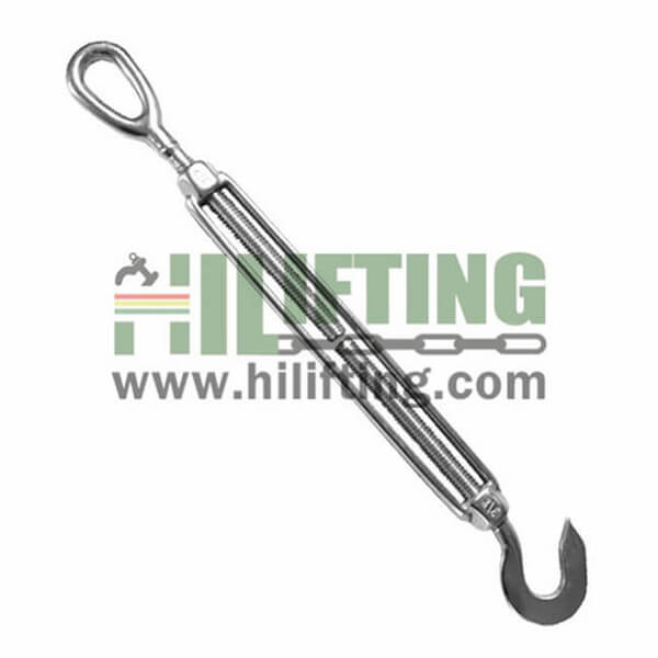 Stainless Steel US Type Turnbuckle Eye and Hook