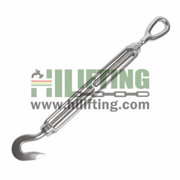 Stainless Steel US Type Turnbuckle Hook and Eye