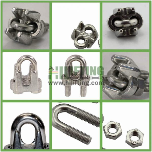SS 316 Marine Grade Wire Rope Clips Manufacturer | Hilifting