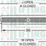 US Drop Forged Hook To Hook Turnbuckle Sketch