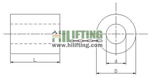 Cylindrical Rubber Fender Sketch
