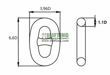 Enlarged End Link Sketch
