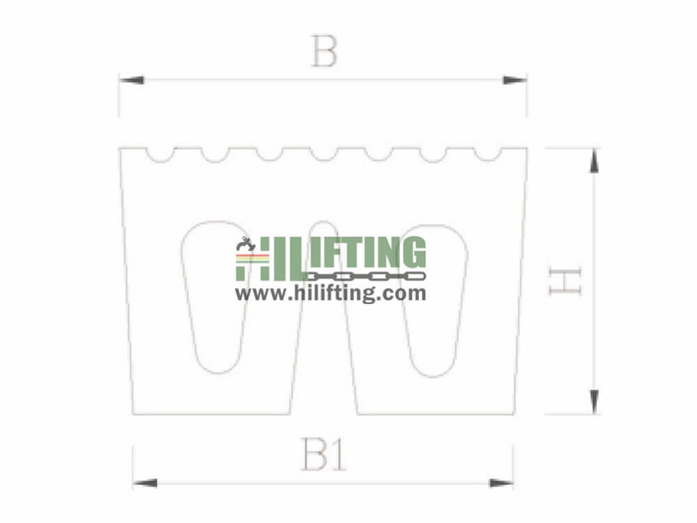 W Type Rubber Fender Sketch 1